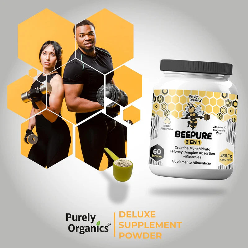 Energía Pura con BeePure: ¡Descubre el Poder de la Creatina y la Miel en Tu Rutina de Gimnasio